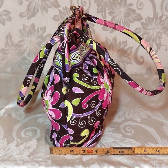 Vera Bradley 'Alice Loves Me' Kiss-Lock Purse in "Purple Punch" - Picture 5 of 11